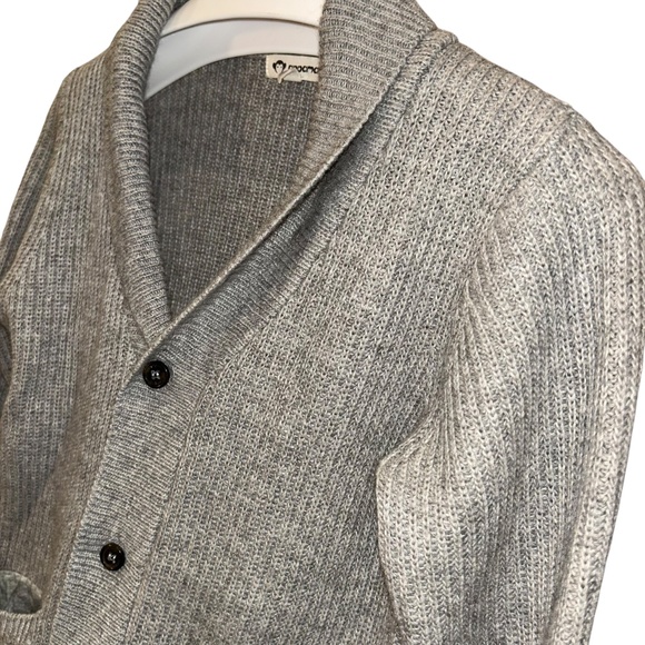 Appaman gray will ribbed knit cardigan sweater boys 8 - Picture 3 of 3